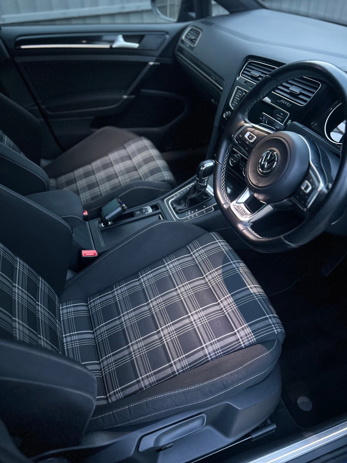 Detailed interior with clean seats and dashboard